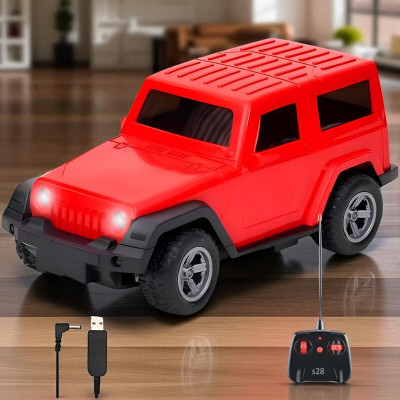 SNM97 Remote control Thar Rechargable RC Toys For Kids With Music_I49(Red)