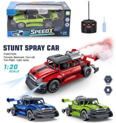 NIYAMAT Remote Controlled Monster Like Model Sports Car With Smoke(Multicolor)
