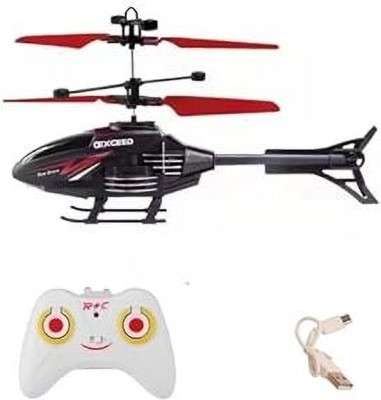 VRION Remote Control Helicopter Flying Helicopter(Black Red)