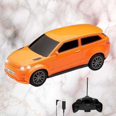 TOYACHI 3D Famous Car Rechargeable Remote Control Toy O23(Orange)
