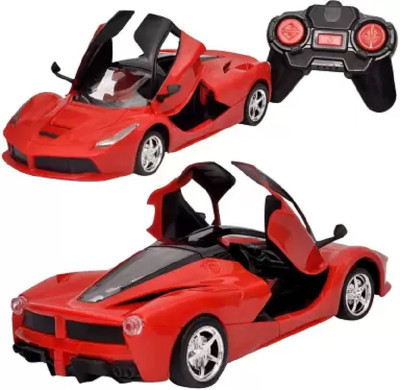 AS TRADERS Rechargeable Super Remote Control Car With Opening Doors_RC179(Red)