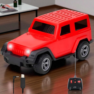 SNM97 Remote control Thar Rechargable RC Toys For Kids With Music_I52(Red)