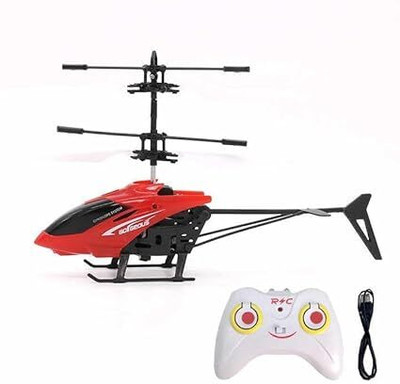 VKR Remote Control Helicopter Toy Hand Sensor with USB Charging Remote Control Toys(Red)