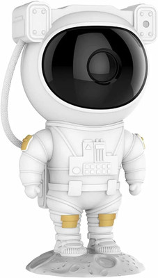 SOPALI Astronaut Robot Projector Light Toy with Remote Control 360° Rotation pack of 1(White)