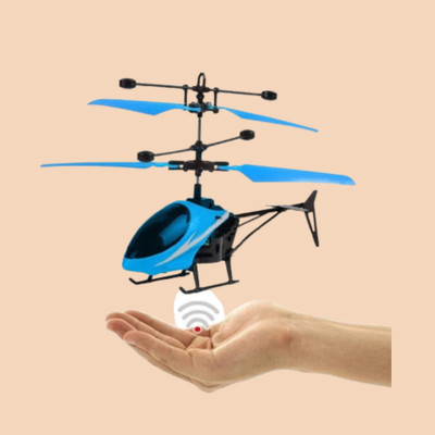 august Remote Control Toy Charging Helicopter with 3D Light Toys 68(Multicolor)