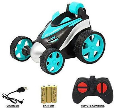 Mahi Zone Remote Control Stunt Car Vehicle 360°Rotating Rolling Radio Control Electric Racing Car(Multicolor)