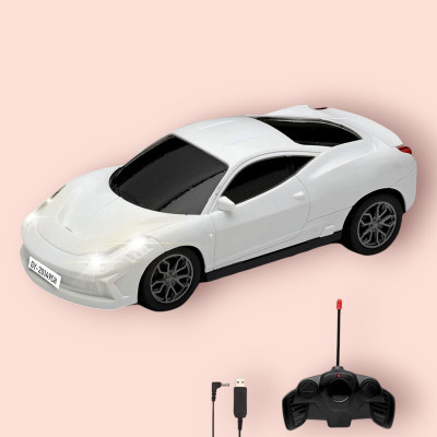 TOYACHI Famous Car Rechargeable Remote Control Toy W31(White)