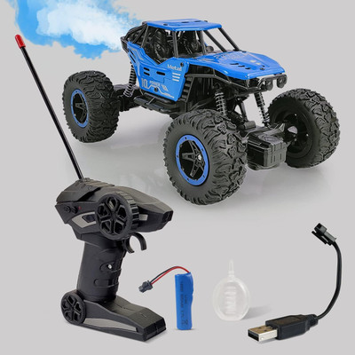 K.D Tinytots Remote Control car | RC car with Mist Smoke Spray | High Speed Off-Road(Multicolor)