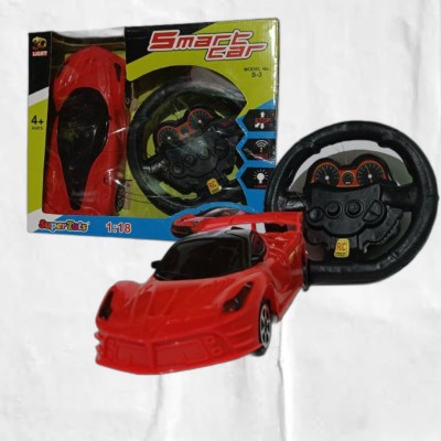Drag Creations 3D Smart Streering Remote Control Car For Kids(Multicolor)