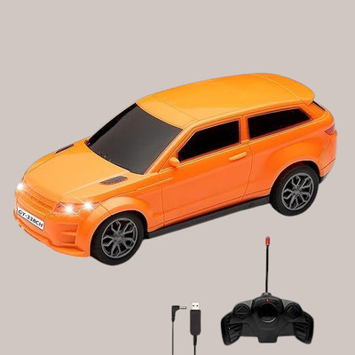 AS TRADERS 3D Famous Car Rechargeable Remote Control Toy O5(Orange)