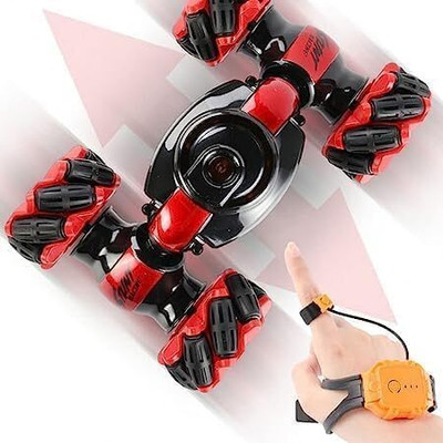 mayank & company Stunt Car, 4WD 2.4GHz Remote Control Gesture Sensor Toy(Multicolor)