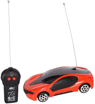 3 Jokers Wireless Remote Control Fast Modern Car With 3D Lights Toy for Kids(Multicolor)
