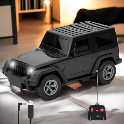 Kid Kraze Remote control Thar Rechargable RC Toys For Kids With Music_B75(Black)