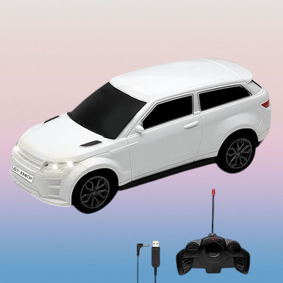 AS TRADERS 3D Famous Car Rechargeable Remote Control Toy W23(White)