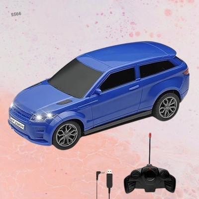 AS TRADERS 3D Famous Car Rechargeable Remote Control Toy B17(Blue)