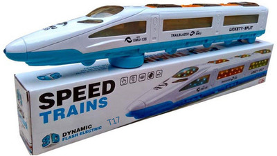 Just97 Emu Speed Train for Kids with 3D Lights & Music for Kids T9(Multicolor)