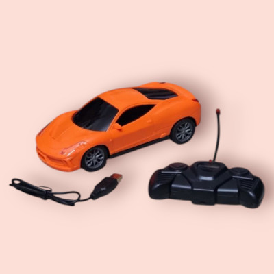 AS TRADERS Famous Car Rechargeable Remote Control Toy O16(Orange)