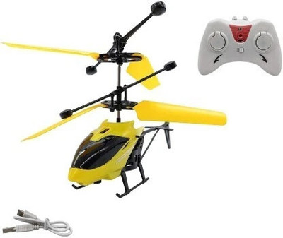august Remote Control and Hand Sensor Rechargeble Flying Helicopter Toys for Kids(Multicolor)