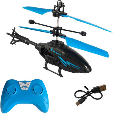 Sah Toyz RC Helicopter Toy for Kids | Gravity Sensor, 3D Lights & Rechargeable Flight Toy(Multicolor)