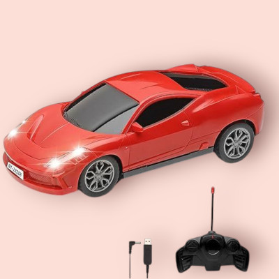 AS TRADERS Famous Car Rechargeable Remote Control Toy R1(Red)