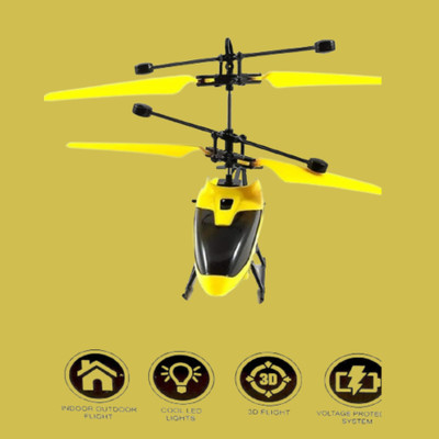 Yugpratap Remote Control Toy Charging Helicopter with 3D Light Toys 82(Multicolor)
