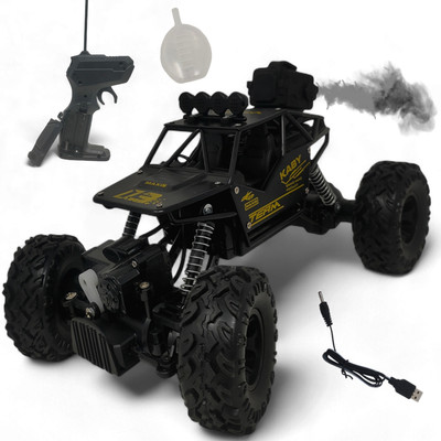 fizz Rock Car 4x4 Strip Black For kids With Fully Remote Control And Mist Smoke(Multicolor)