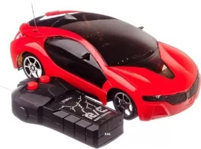 teezy Remote Control Fast Modern Car With 3D Lights (Red)_07755(Red)