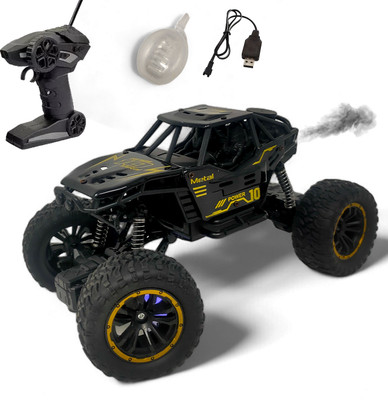 fizz Rock Crawler Car for Kids with Remote Control and Mist Smoke Monster Truck_Zx1(Multicolor)