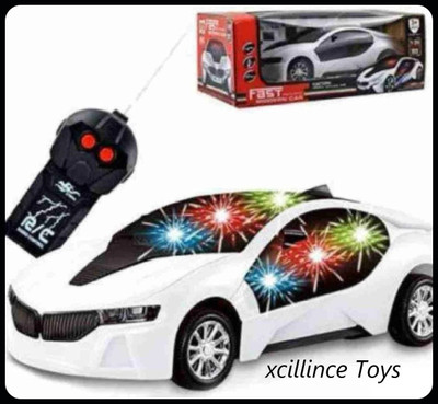 WELCO Wlco 3D Light Fast Speed Remote Control Racing Car Toy for Kids,FT4(ASSORTED)