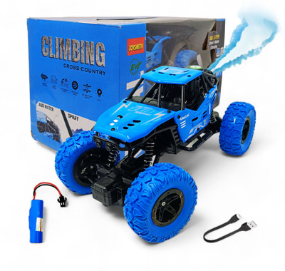 ZODZE Metal Body Rechargeable Remote Control Rock Crawler Car for kids_C11(Blue)