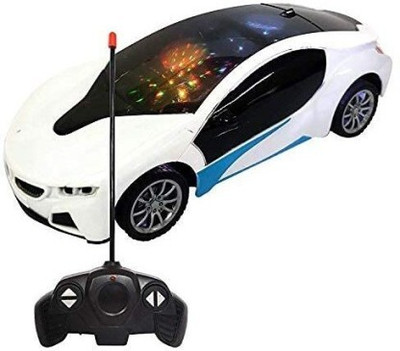 Skyler Collection Skyer Collection R/c Rechargeable 3D LIGHT FAMOUS CAR(White)