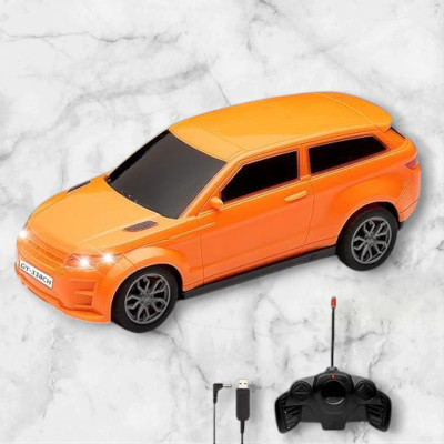 AS TRADERS 3D Famous Car Rechargeable Remote Control Toy O9(Orange)