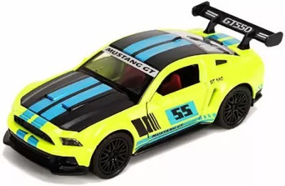 ALKHI 1:36 Scale Mustang GT Toy Car – High-Quality Metal Diecast Model for Kids(Multicolor)