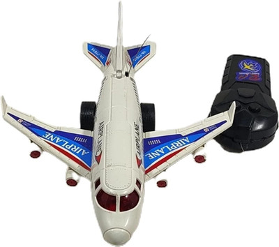 K.D Tinytots Remote Control Toy |Aeroplane Not Flying |Helicopter |Aeroplane Toy(Multicolor)