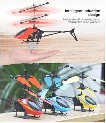 SNMM Remote Control & Rechargeable Flying Helicopter Toys for Kids(Multicolor)