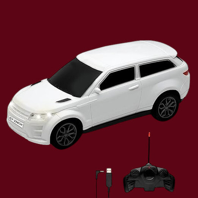 TOYACHI 3D Famous Car Rechargeable Remote Control Toy W25(White)
