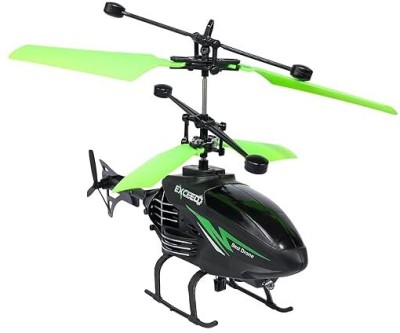 hda group Remote Control Toy | Charging Helicopter With 3D Light & Safety Sensor For Kids(Multicolor)