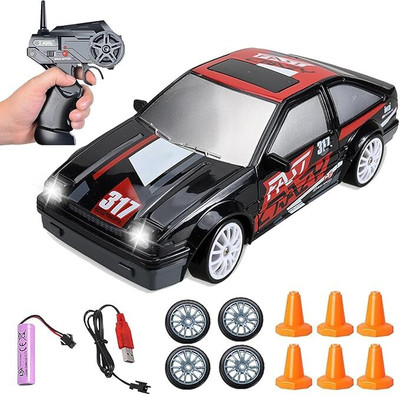 Bestie Toys RC Drift Cars 2.4G Remote Control Car 1:24 Scale 4WD 15KMH High Speed car(Multicolor)