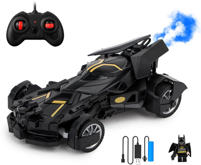 ZUNBELLA Remote Control Car with Mist Spray Action Flashing Lights Rechargeable RC Car(Multicolor)
