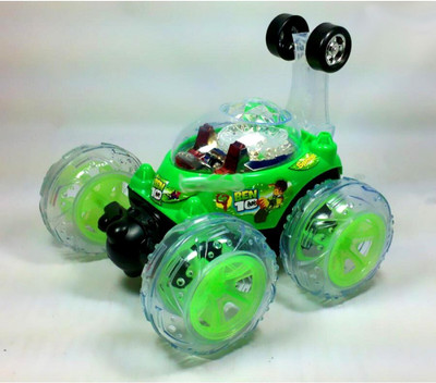 JOYWHIZ Remote Control Stunt Car Vehicle 360° Rotating Radio Control Electric Racing Car(Multicolor)