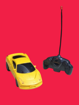 AS TRADERS Famous Car Rechargeable Remote Control Toy Y11(Yellow)