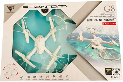 RR Enterprizes G8 Remote Control Drone without Camera (Multicolor)(Multicolor)