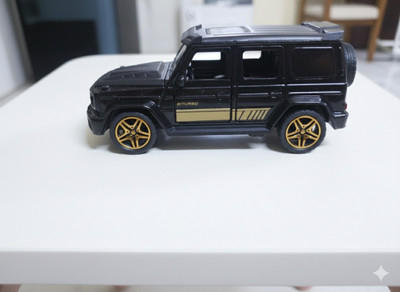 MyToyShop G Wagon Toy Car Diecast Metal Toy Cars with Light Sound Pull Back Openable Door(Black)