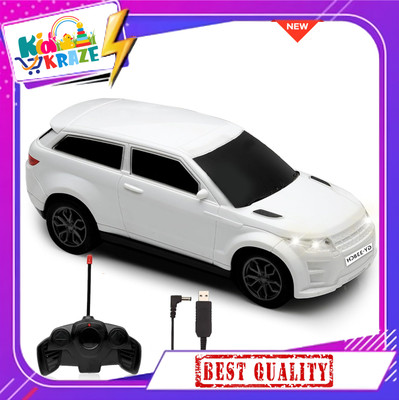 Kid Kraze Rechargeable Remote Control Racing Car Toy for Kids(White)