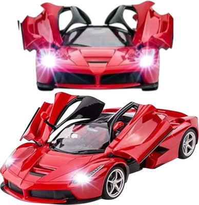 KAVANA 1:16 Scale Remote Control Racing Car with Openable Door & Recharge Battery(Red)