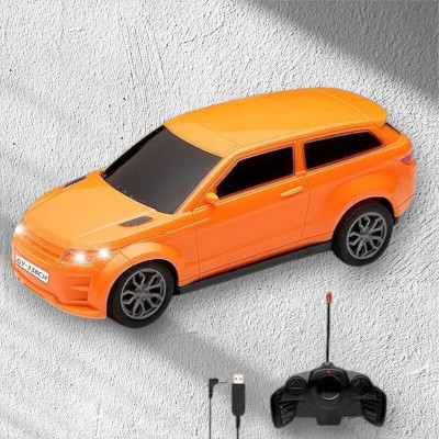 TOYACHI 3D Famous Car Rechargeable Remote Control Toy O12(Orange)