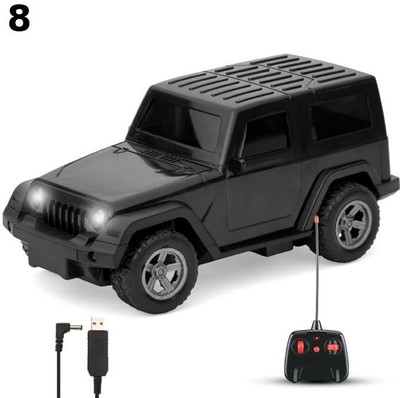 AS TRADERS Off-Road RC Jeep Toy Car with Remote & Charger – BLACK10(Multicolor)