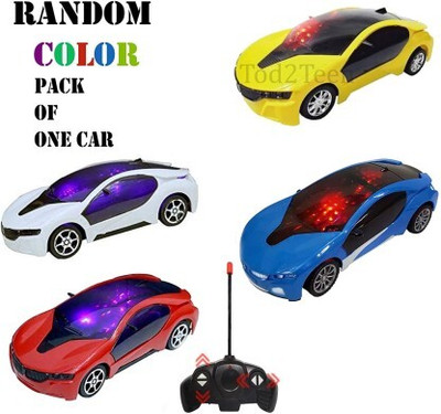 Skyler Collection Skyer Collection Remote Control Famous car with 3D Lights Full Functions(Multicolor)