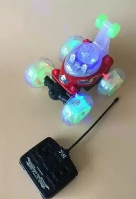JOYWHIZ NEW-Best Stunt Car 360°Twisting Remote Control for Kids Music and Lights_23(Multicolor)