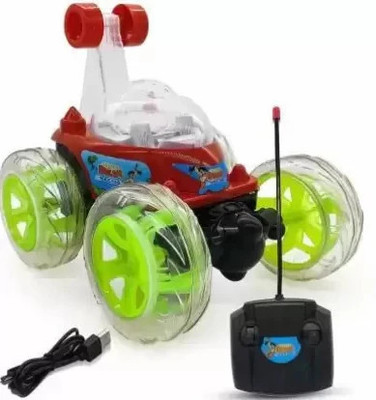 JOYWHIZ Rechargeable Stunt Car1 360 Degree Rotating Remote Control KK009(Multicolor)